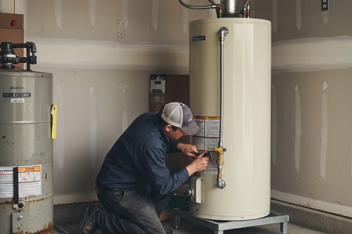 Water heater and shutoff valve replacement in Loma Linda